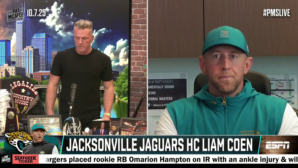 "Try to get better each and every week regardless of the logo we're playing." 💪 

Jaguars Head Coach Liam Coen on what mindset he brings to the team. 