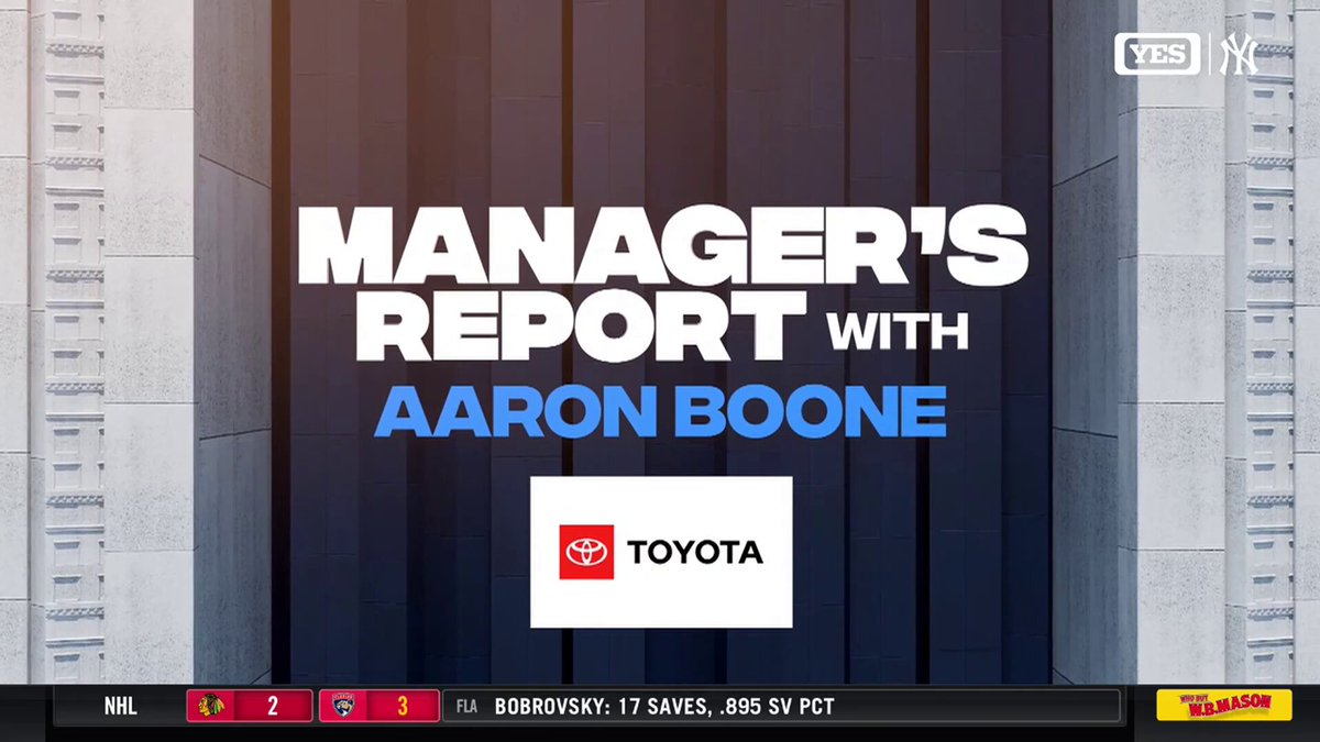 "It's playoff baseball, too. Anything can happen."

- Aaron Boone on mounting a comeback while down 6-1 in Game 3 