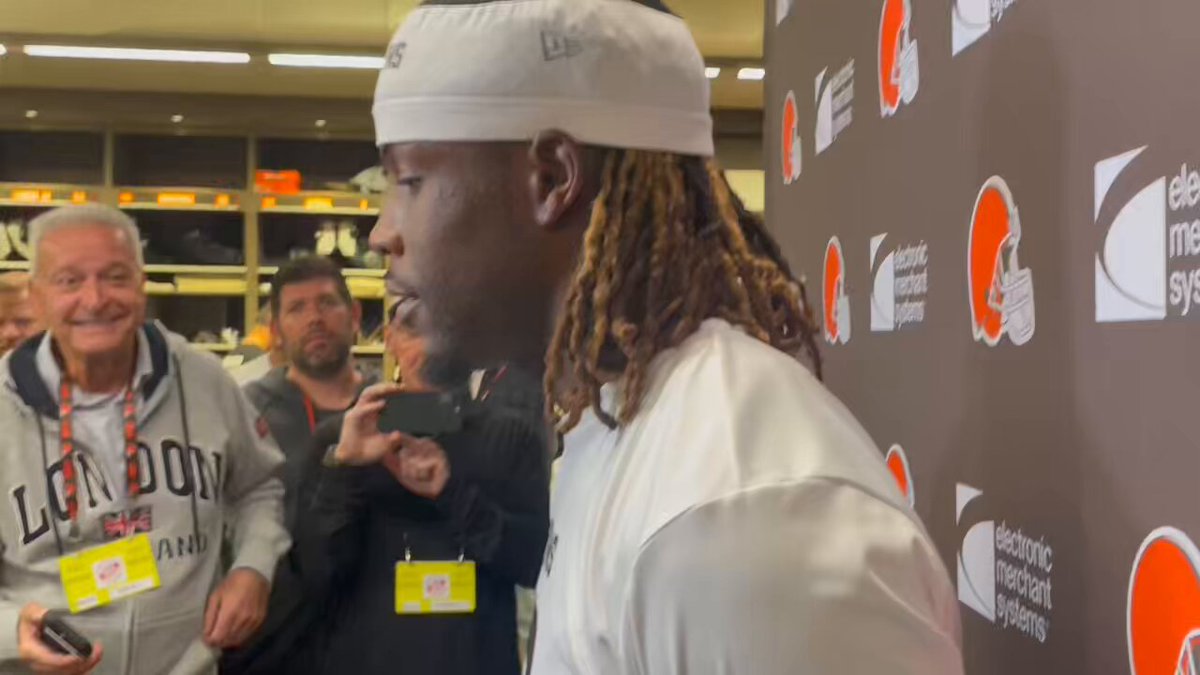 Browns WR Jerry Jeudy on QBs Joe Flacco and Kenny Pickett being traded after getting lot of reps in camp. 