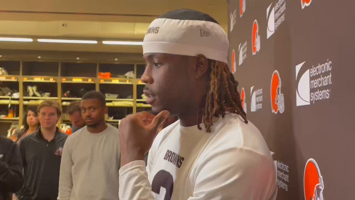 Browns WR Jerry Jeudy on QB Shedeur Sanders’ development. 