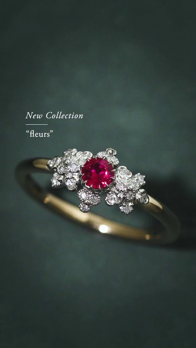 アベリ9 vow” Half Eternity Diamond Ring ダイヤモンドリング （724D