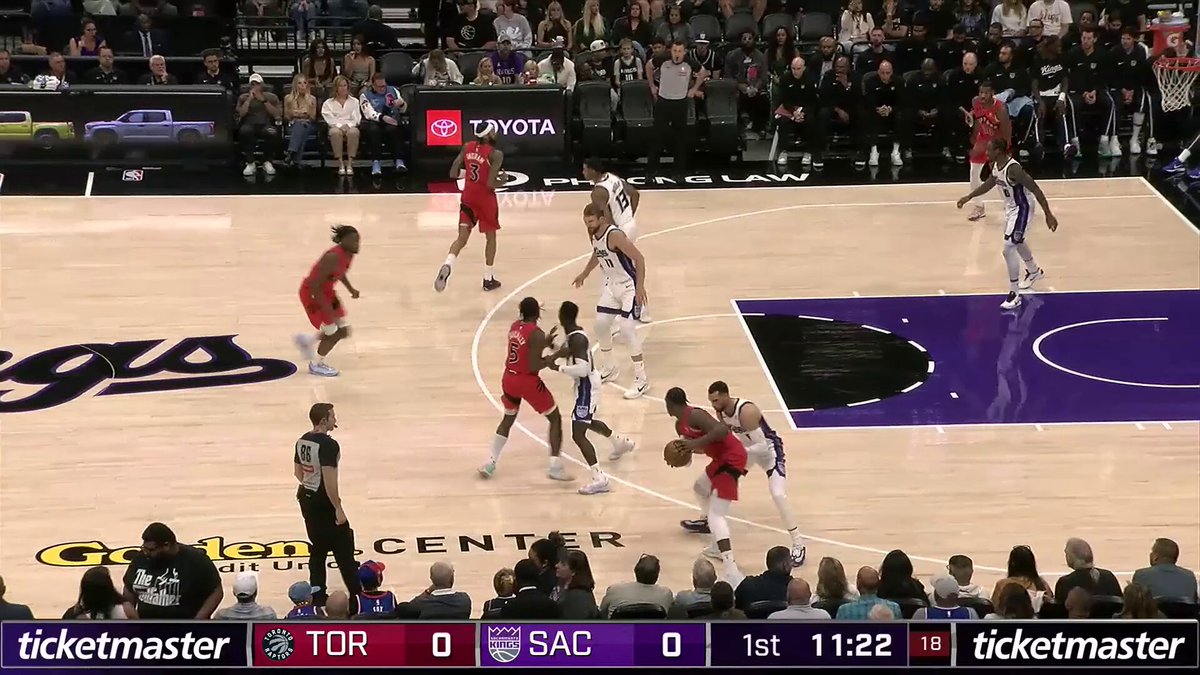 RAPS SHOOTING 55% FROM THREE VS KINGS’ 37.5%😮‍💨 