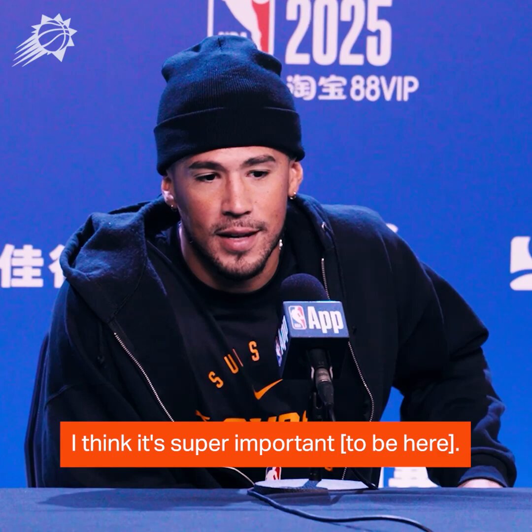 "I think basketball without borders is super important... The game of basketball, it touches everywhere in the world, but especially here in China."

🗣️ Devin Booker on what this experience means to help grow the game of basketball 