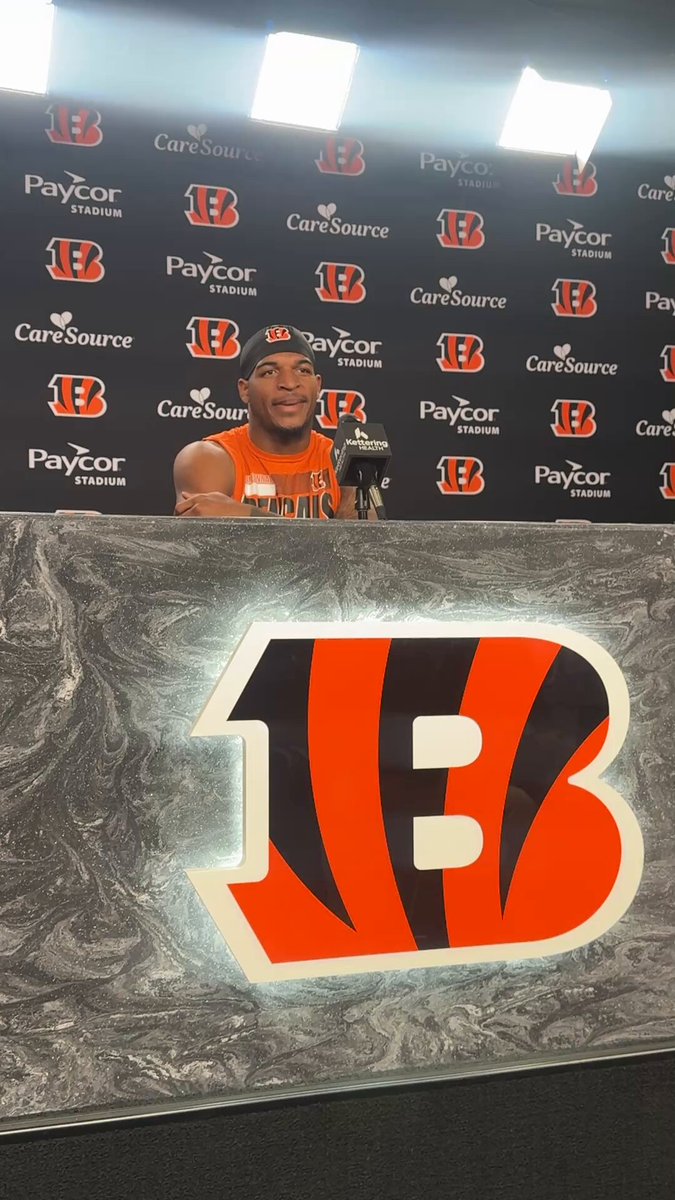 Ja’Marr Chase on his new QB Joe Flacco: 