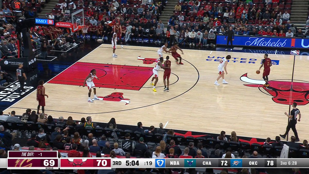 Lonzo Ball from beyond the arc 🔥

It's his first points as a member of the Cavs! 