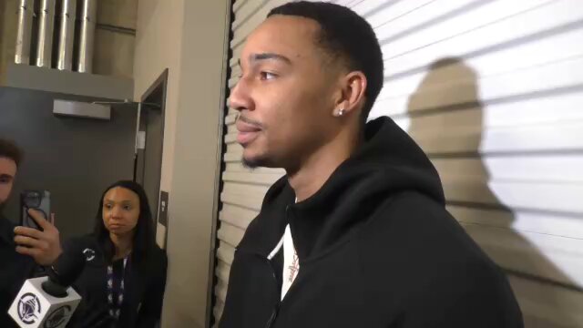 Asked Jordan Miller about the third quarter run and if anyone noticed how long Clippers were preventing buckets

"Honestly, I wasn't thinking. I was just in the present, honestly. That's it. That's all I could do." 