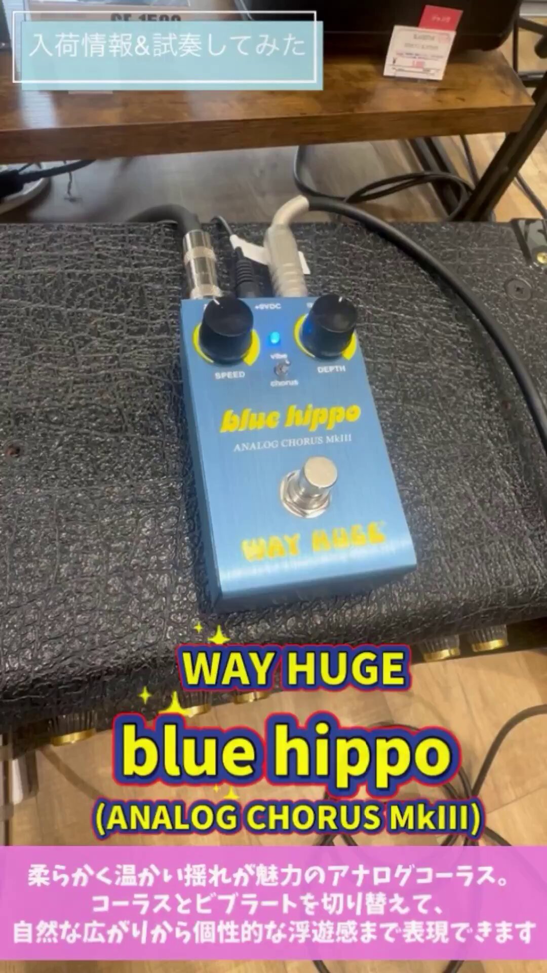 【期間限定値下げ】WAY HUGE blue hippo アナログコーラス WHE601.MAIN__75311.1703288341.