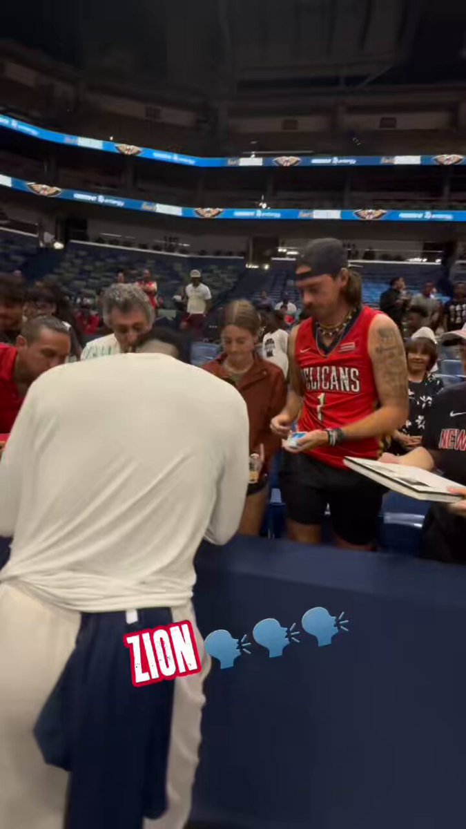 Zion’s always got time for the fans 🫡 