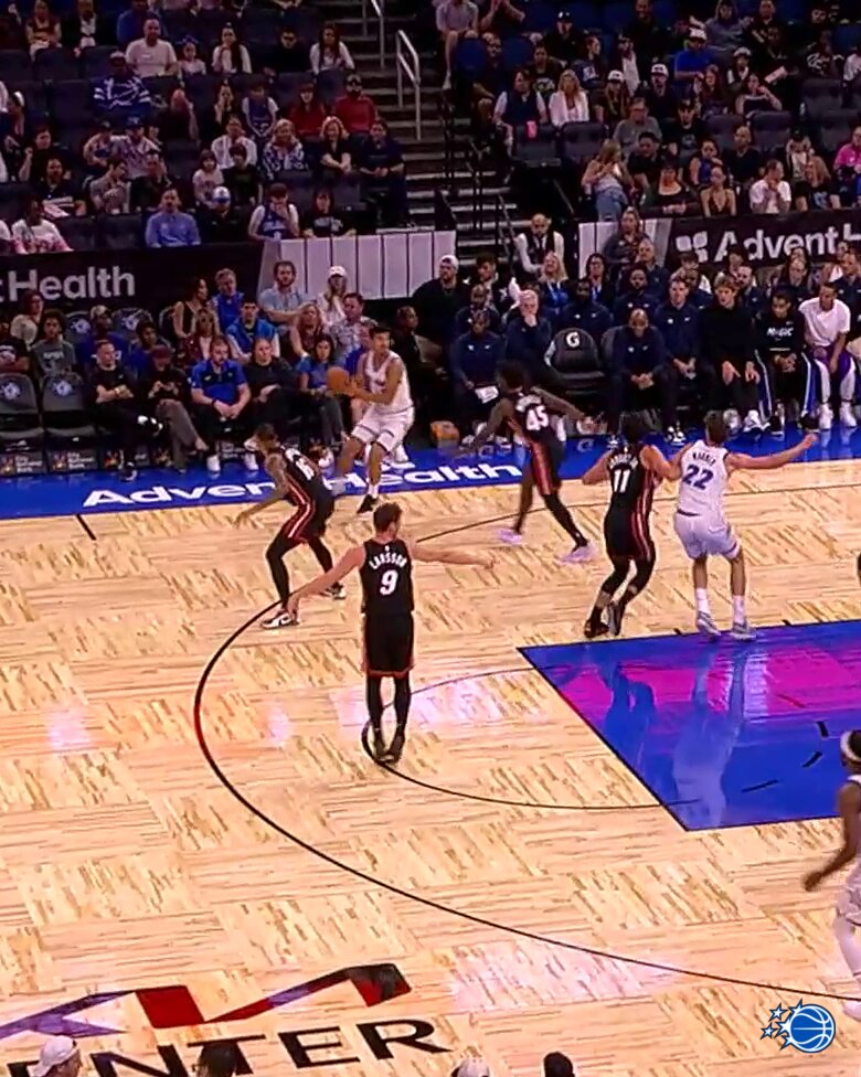 "the spin, the slam and the foul" 