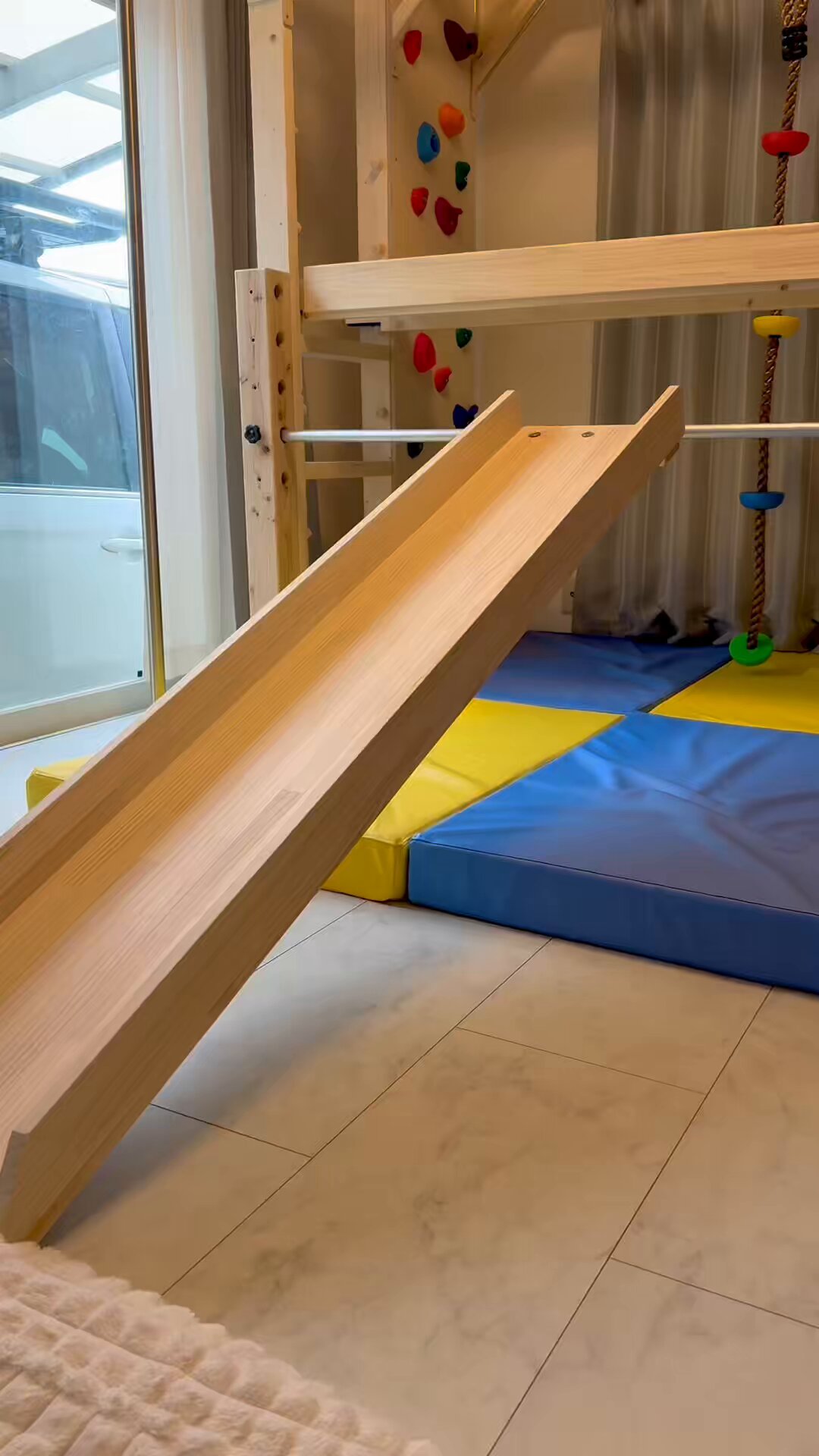 はっぱ様　完成写真　うんてい幅10cm ステンレス　ボルダリング　鉄棒　ターザン 知育うんてい製作 アリサラのうんてい屋さん (@unteiyasan) / X