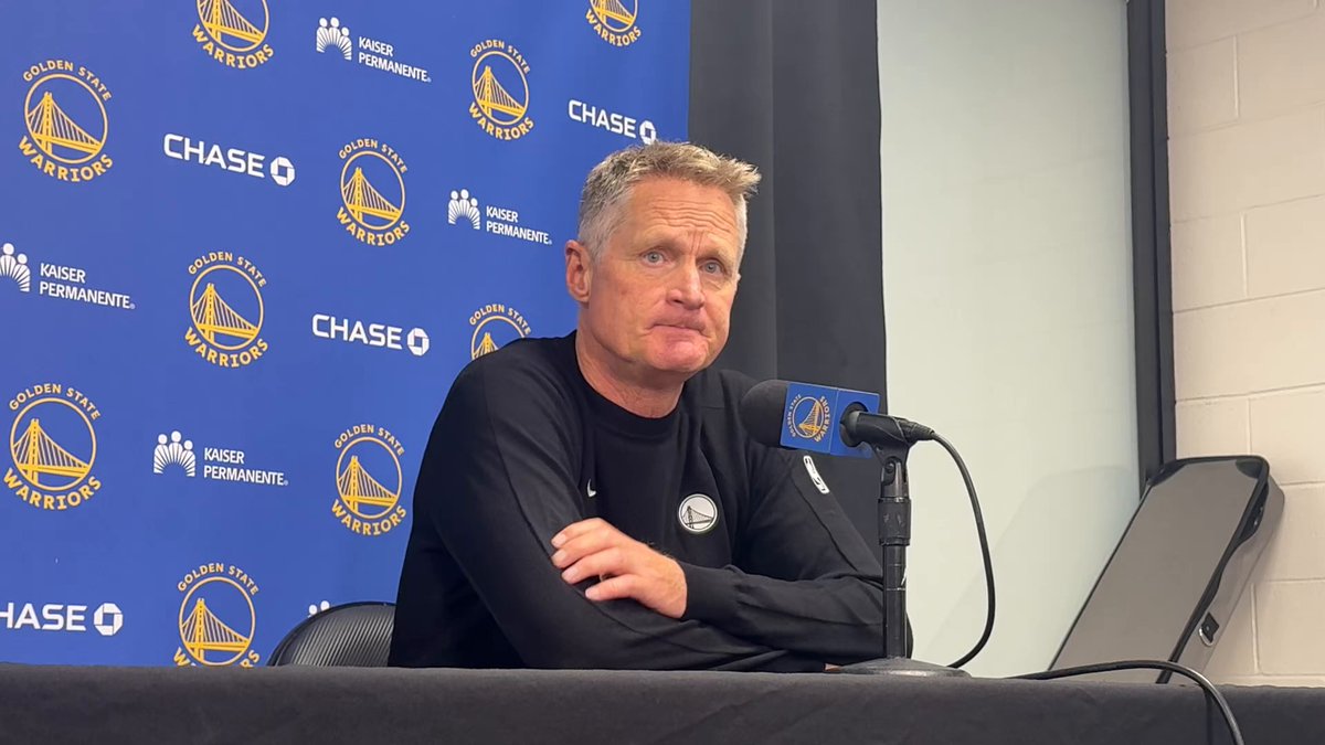 Steve Kerr isn’t ready to commit to a starting SG: “I can't say that yet. We've got to see where we are. Brandin's going to play a ton. He's a hugely important player for us. But the starting lineup frankly is a little tricky for us, given the pieces and Al's age.” 