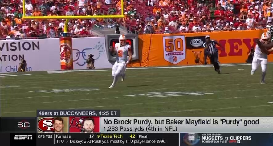 Baker Mayfield tried to warn us a few weeks ago when he said, “We don’t take any sh—.” But how does he go from sparring with a Seahawks fan to such calm in the final minutes of comeback games? I joined @sportscenter to talk about it, with @HermEdwards giving his thoughts on No. 6 