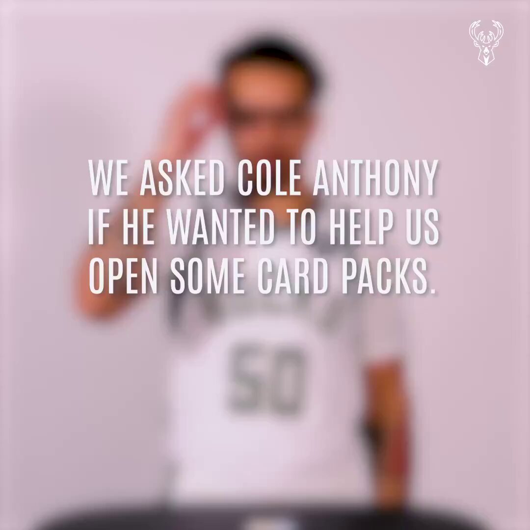 POV: Cole Anthony rips Pokémon packs. 