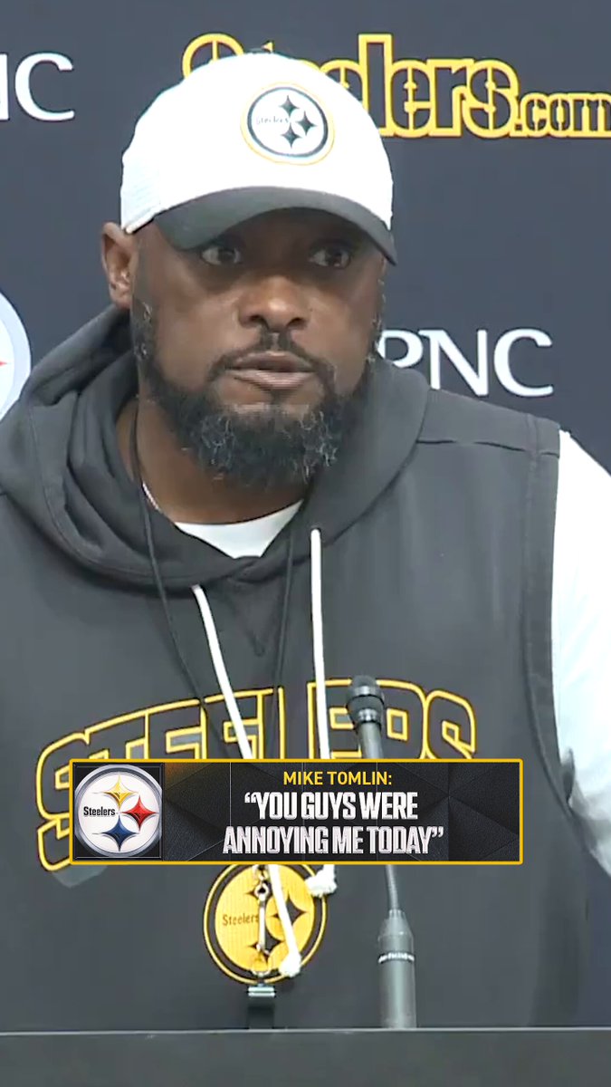 Mike Tomlin at the end of today's press conference.

(via @CassidyWoodTV) 
