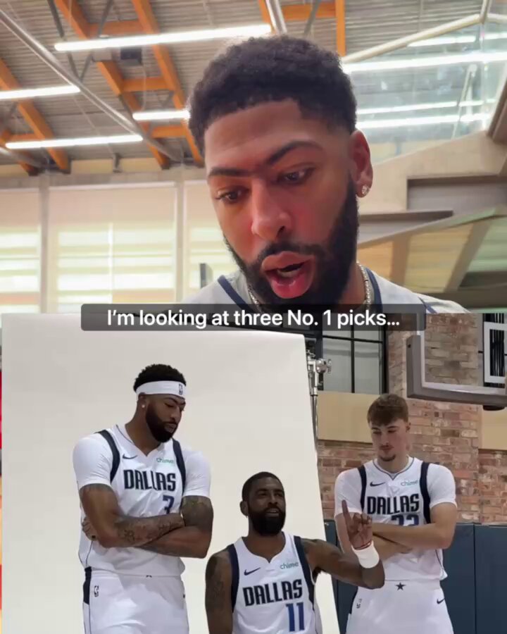 Three No. 1 picks... on the same team!

But the college rivalry stills run deep 🤣

AD, Coop & the Mavs take on the Jazz tonight at 9 PM ET on NBA TV! 