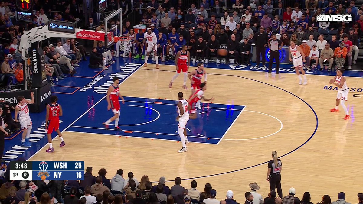 Jordan Clarkson for 3... plus the foul 👌 