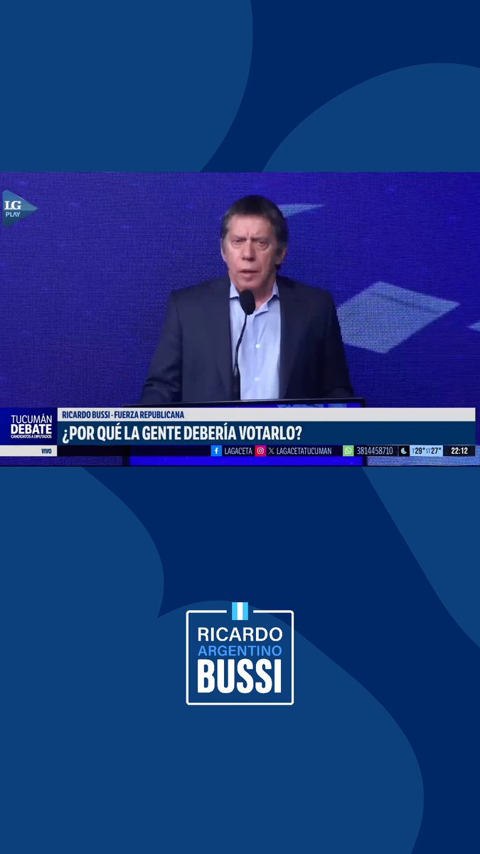 Ricardo Bussi on X