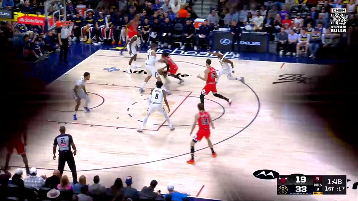 9 first quarter points for Ayo vs. Denver 👀 