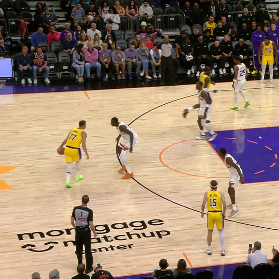 LUKA HANDLES TO LUKA AND-1.

He's making his Lakers preseason debut tonight 💫 