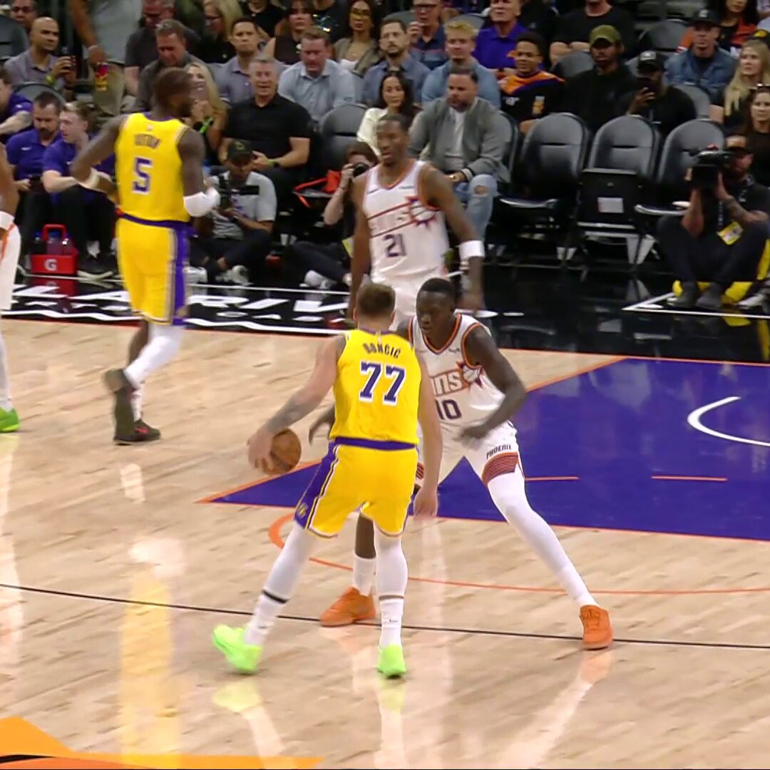 Luka getting crafty early on NBA League Pass! 