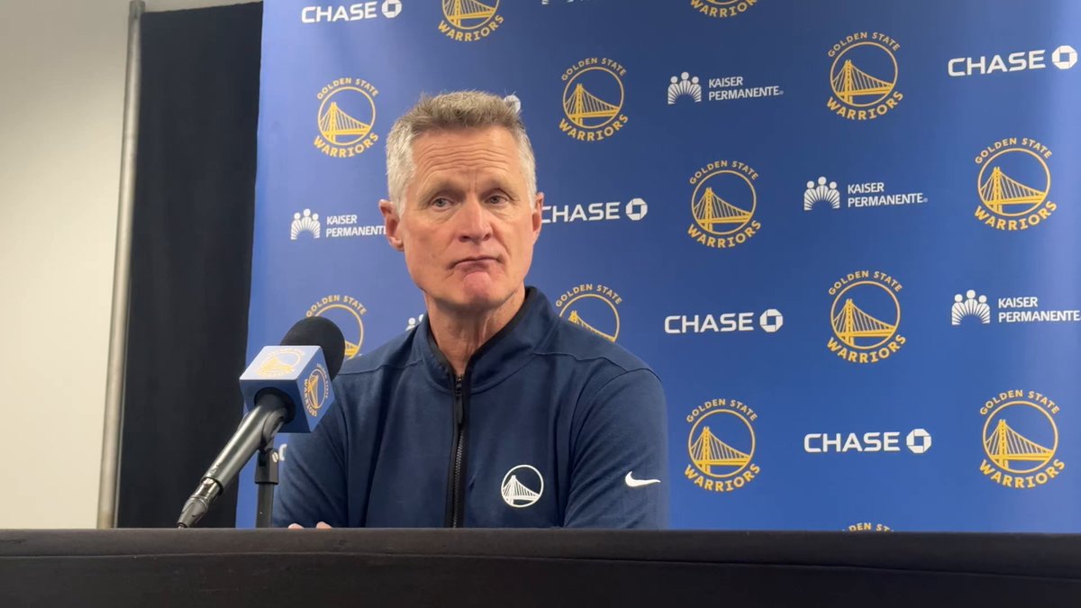 Steve Kerr on Jonathan Kuminga: “I don’t mind the ejection at all. I kinda liked it, actually.”

Mentioned his six first half rebounds and floor-running: “That’s the JK that can really help our team.” 