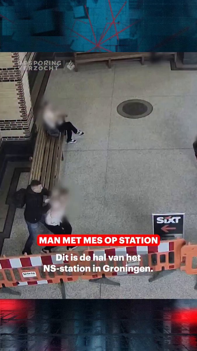 Mesaanval in stationshal Groningen