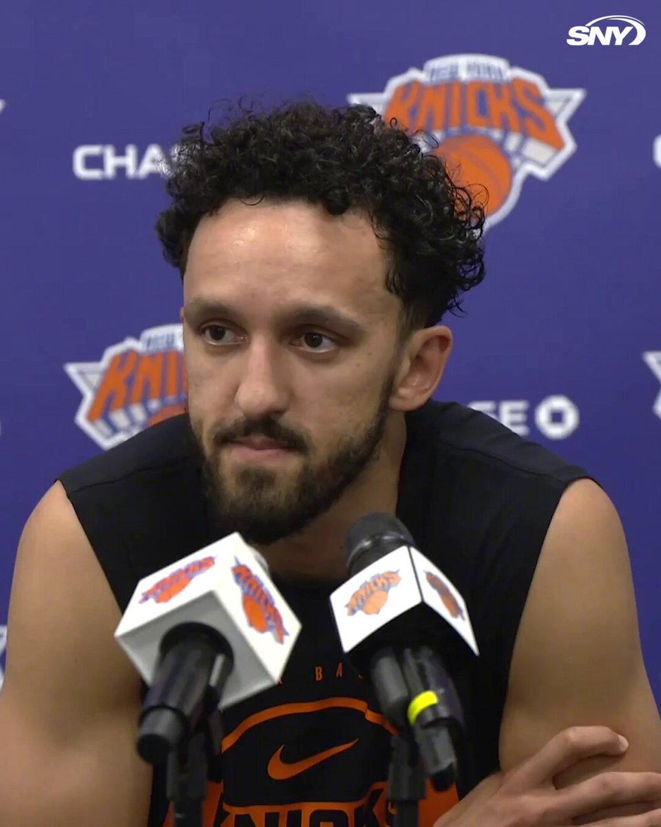 "Having a structure where everybody's clear and understands our triggers and what we're trying to do."

Landry Shamet was asked how the Knicks' new wrinkles on both ends of the floor can help raise their ceiling this season: 