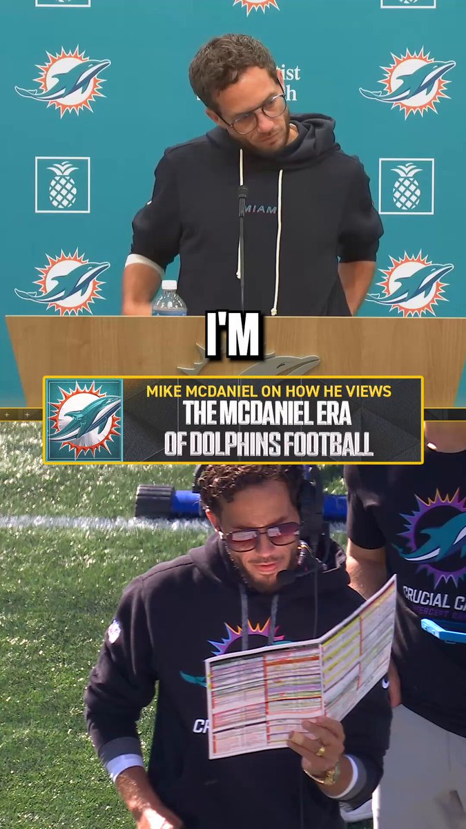 Mike McDaniel on how he views his era of Dolphins football ⬇️

(via @MiamiDolphins) 