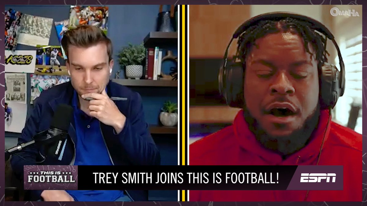 I asked Chiefs star Trey Smith the hardest guy to block in football. He said Aaron Donald (a lot of guys do) but then he gave me a new name: Browns DL Maliek Collins. 

An incredible episode goes on ESPN2 today! @SavageSevv. 