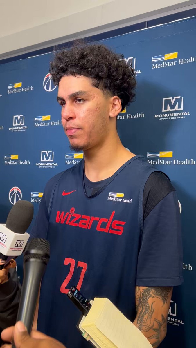 Rookie Will Riley has been a bright spot for the Wizards through two preseason games. What he’s learned so far about facing NBA competition: 
