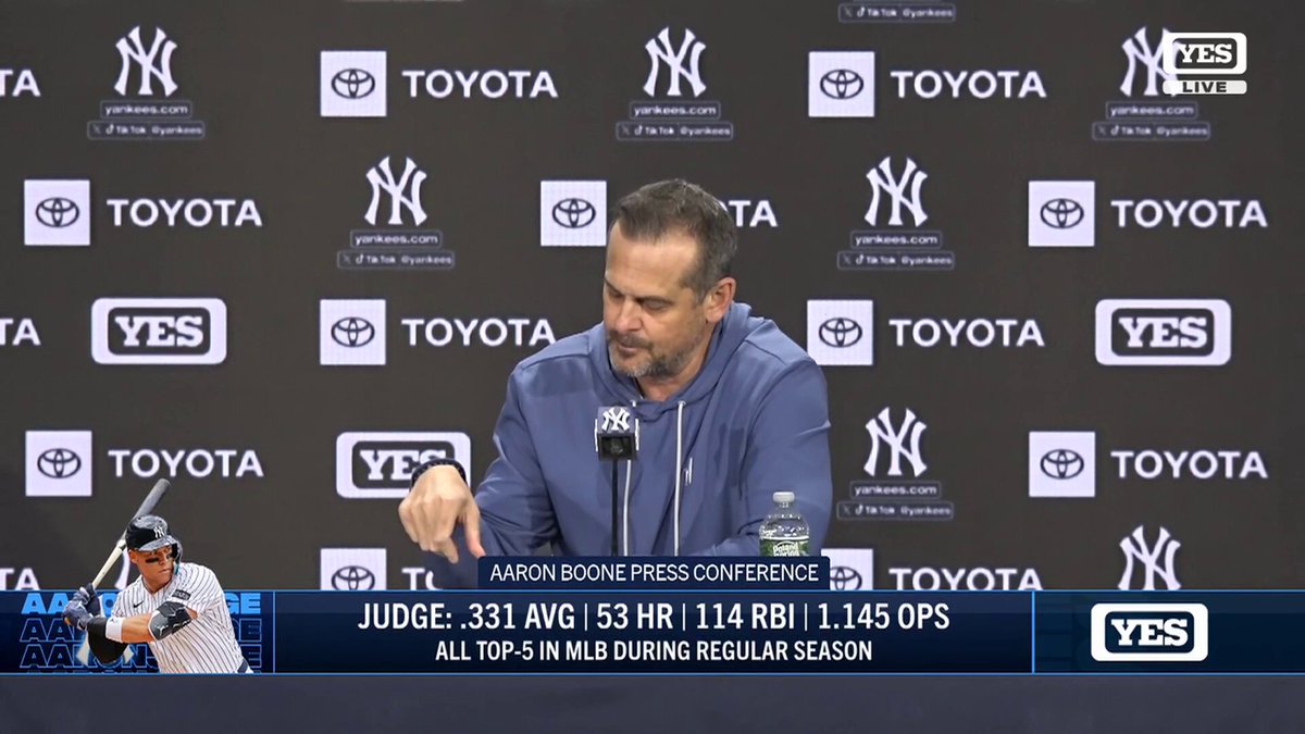 "...Everything went well yesterday...he'll start his ramping up in the middle of December."

- Aaron Boone delivering news regarding Carlos Rodón. #YANKSonYES 