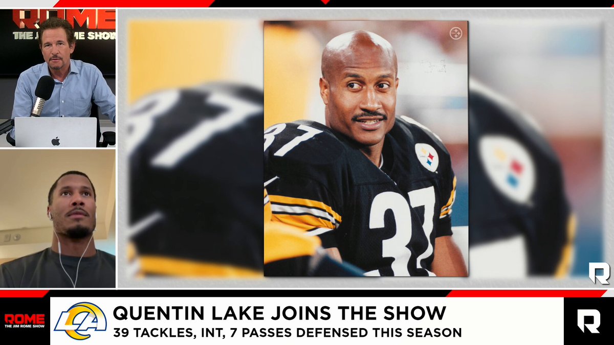 "I'm really chasing his success... I'm just trying to be as great as him."

@RamsNFL safety @quentin_lake on his father, former Steelers great Carnell Lake. 