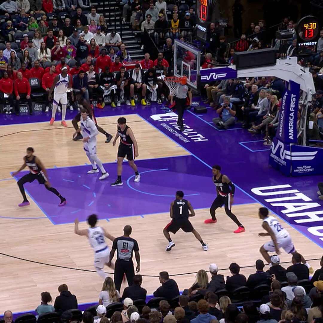 This Keyonte George block was INSANE 🙌 