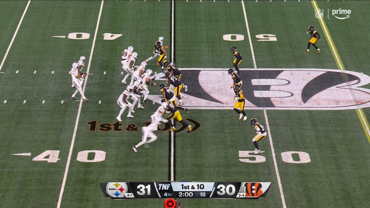 Under two minutes... Flacco and Ja'Marr are at it again.

PITvsCIN on Prime Video
Also streaming on @NFLPlus 