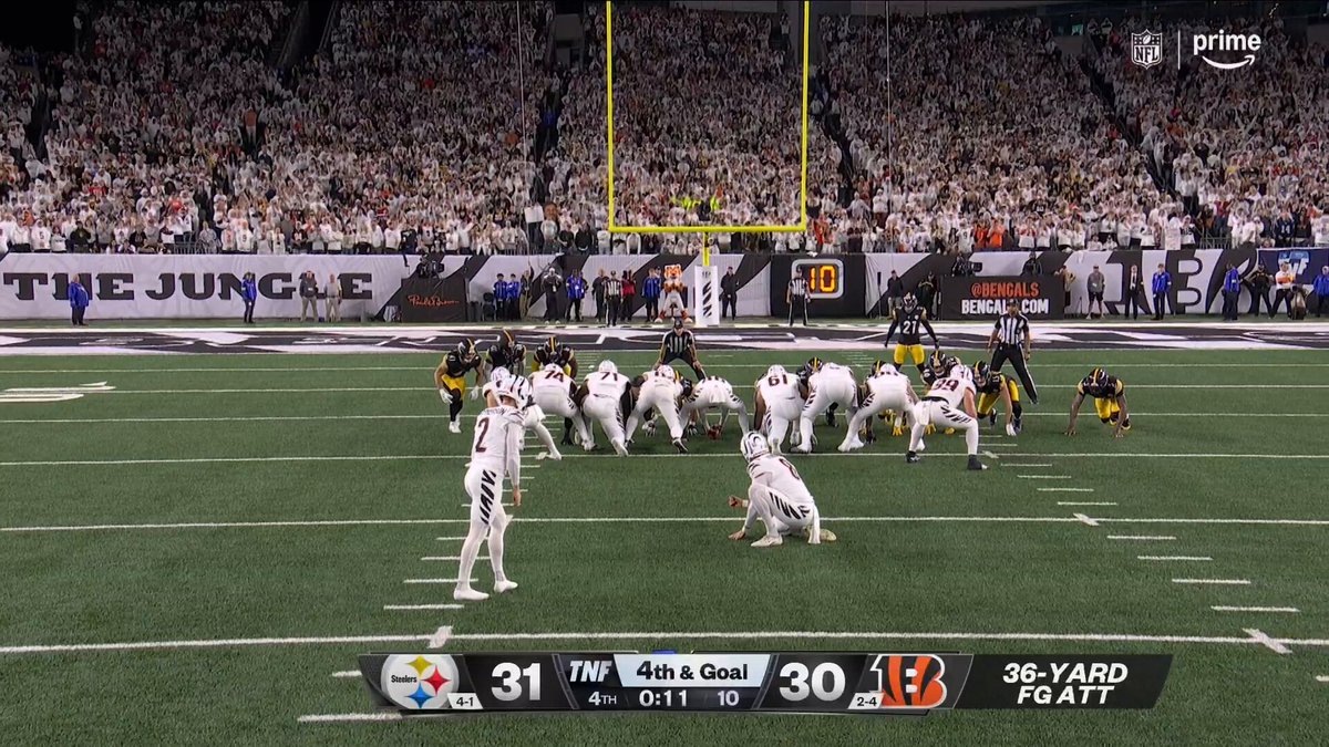 MONEY MAC PUTS US IN FRONT

📺: #PITvsCIN on @NFLonPrime 