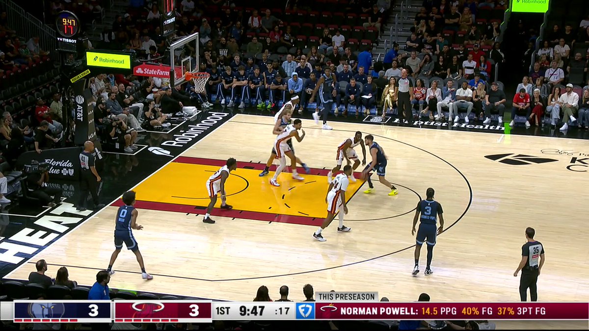 SIX BOUNCES.

Jaylen Wells' shooter's touch is unbelievable 😮 