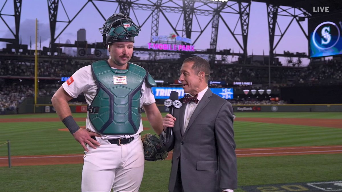 "It's a great opportunity for us, but we know we have a tough ball club on the other side so we're not taking anything for granted."

Cal Raleigh joined @Ken_Rosenthal after the @Mariners’ thrilling Game 5 win to talk about his game-tying home run and what it means to be one win 