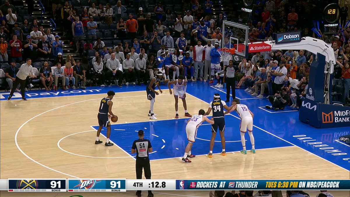 OUSMANE DIENG WITH THE @TISSOT BUZZER-BEATER!  

🚨⏰ Your Time Defines Your Greatness. 