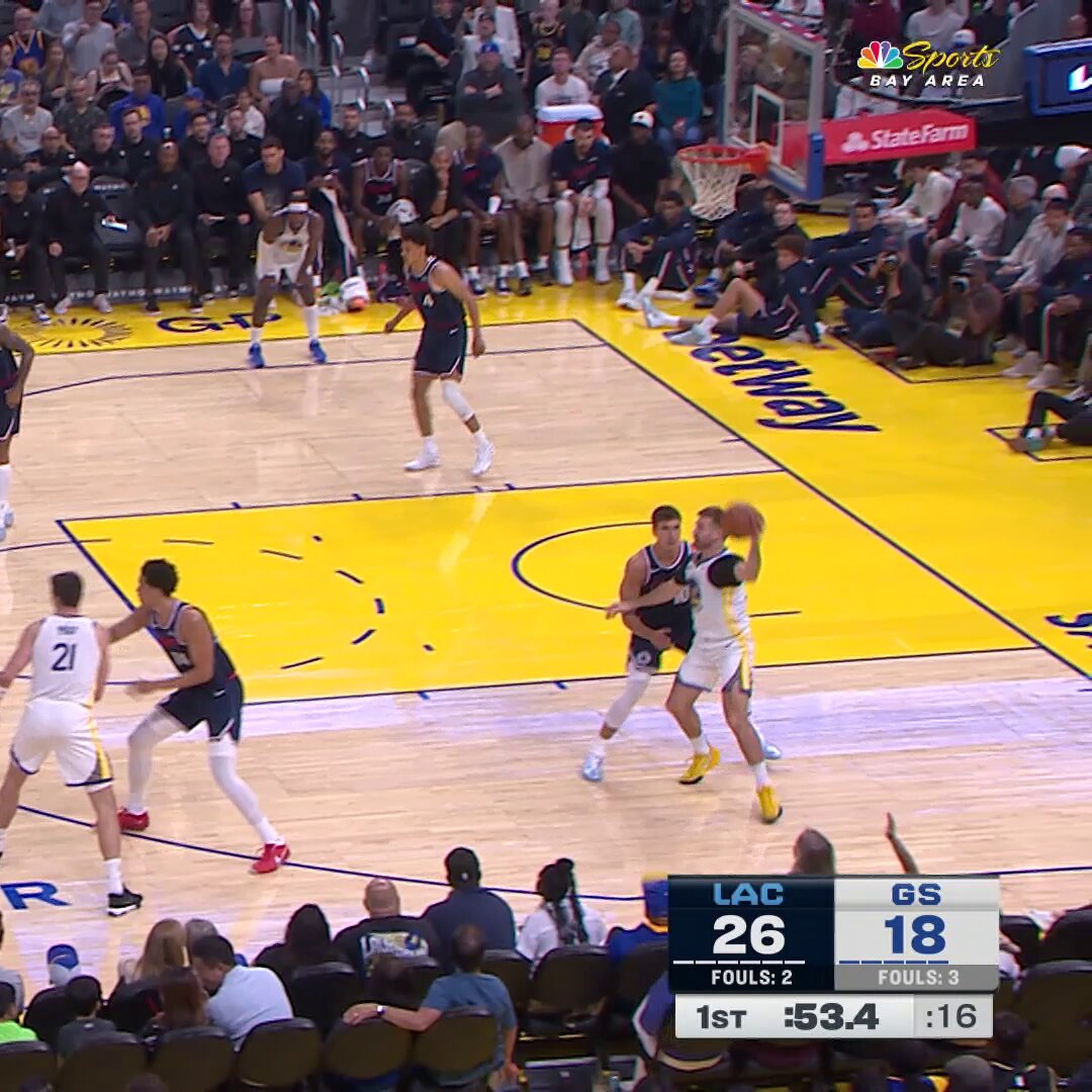 JOHN COLLINS BLOCK ➡️ KOBE SANDERS AND-ONE 🗣️ 