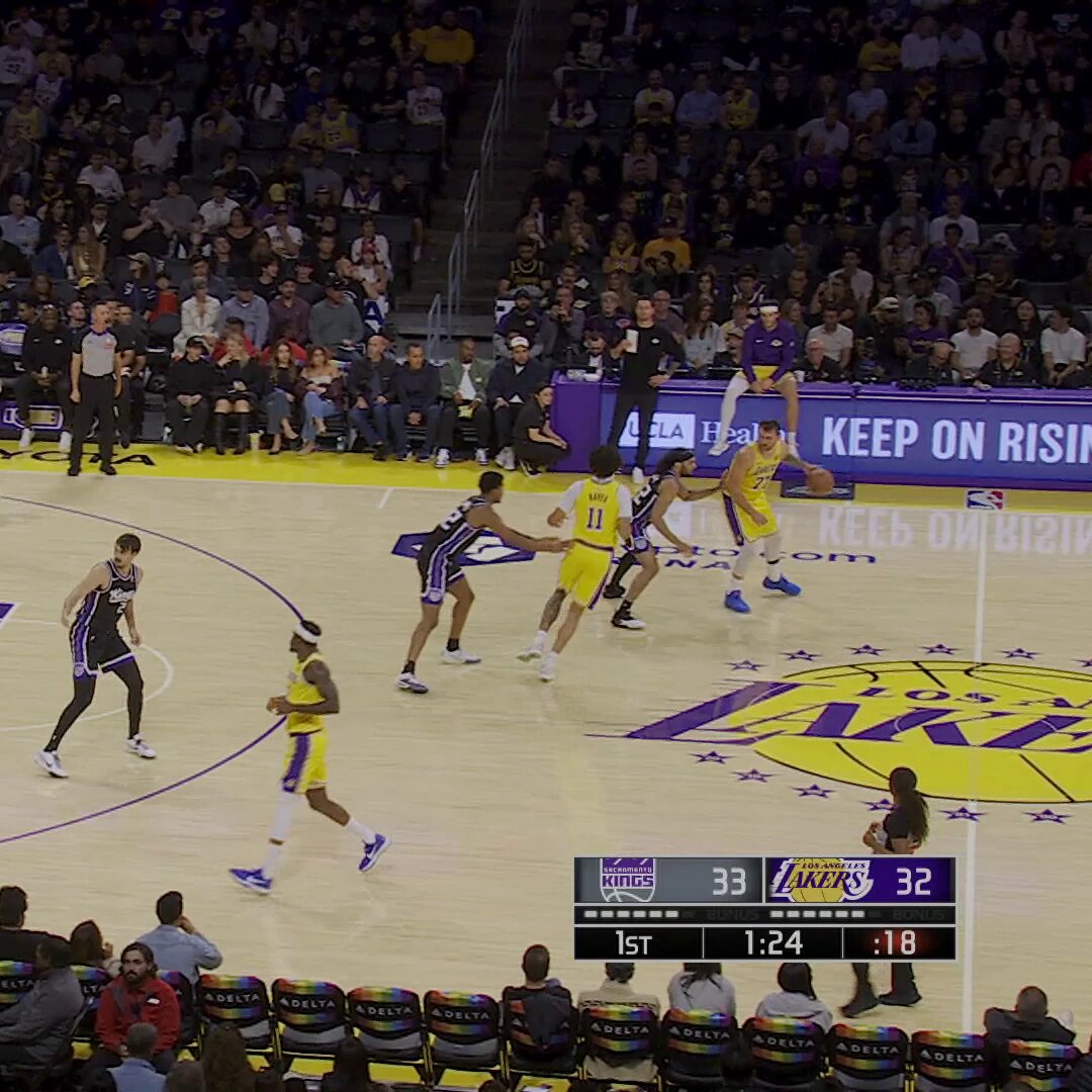 Luka Dončić lob.
Jaxson Hayes slam.

A THUNDEROUS alley-oop off the pick-and-roll ‼️ 