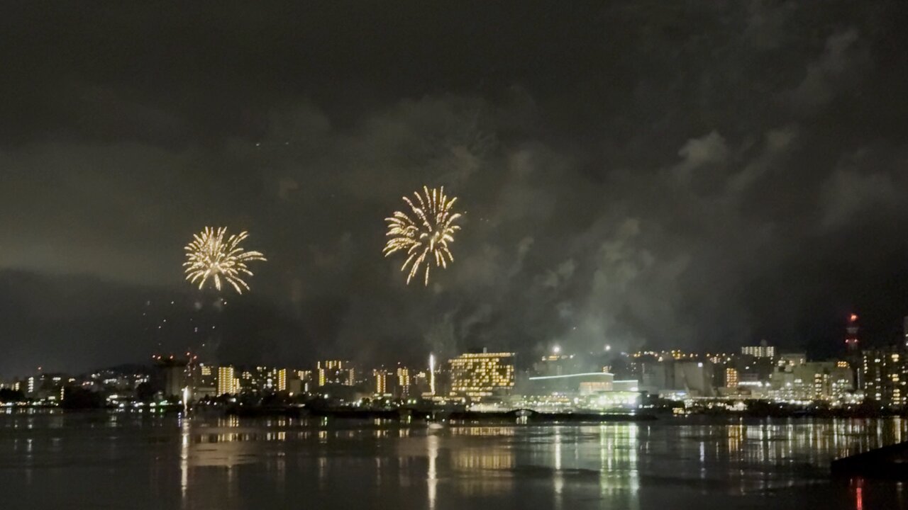 花火 4K60p] 2021 お墓花火 超至近距離ミュージックスターマイン