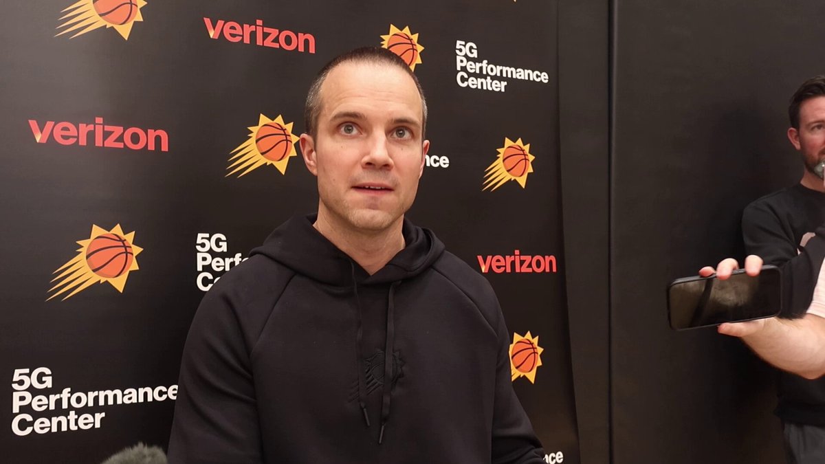 "Those decisions are always tough and he made it really tough."

Jordan Ott on waiving Jared Butler.

"He played well and (Jordan Goodwin) played well."

On Goodwin: "There's an edge. There's a defensive piece. He played well. He played really well since he's been here." #Suns 