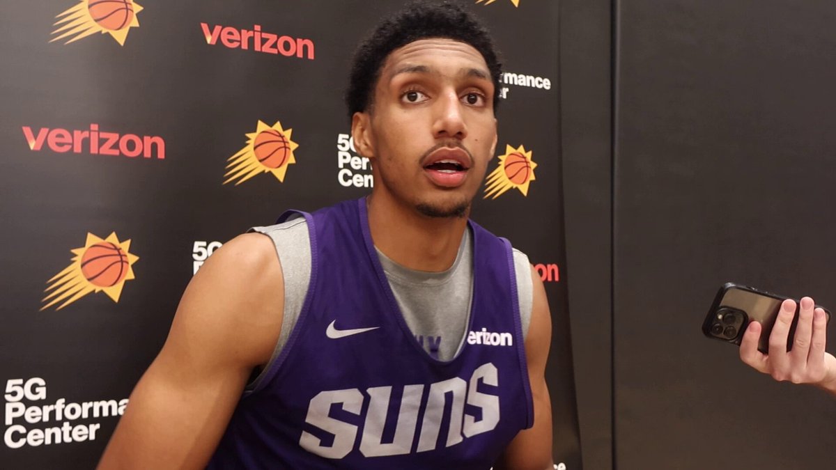 "You saw Dillon's head. You know what's going on out here."

Ryan Dunn on competitiveness of Suns scrimmages as Dillon Brooks took an elbow that required six stitches in his right eyebrow area.

"Everyone has been physical, pressing up, making each other better. I think we all need that because once when we get into the fire, it's going to be the same thing and we're going to be by ourselves on the road sometimes. Having that atmosphere here, talking smack to each other. It's all love, but just competing at a high level." #Suns