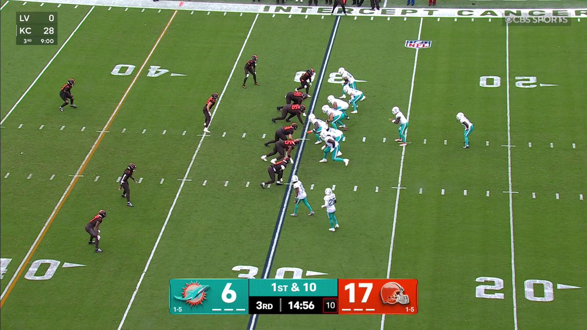 Early payoff for the CB trade with the #Jaguars, as Tyson Campbell has a pick-6 for the #Browns. 