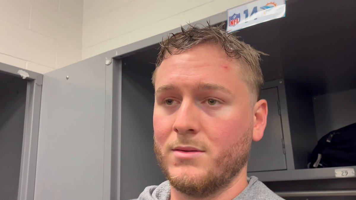 Quinn Ewers on earning the backup job for the Miami Dolphins. The @TexasFootball alum, after being elevated to QB2, made his NFL regular season debut late in a 31-6 loss in Cleveland. 