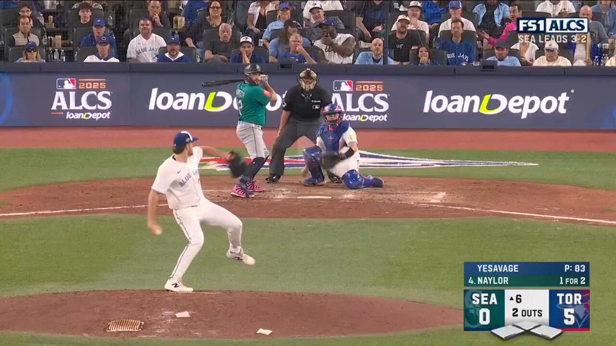 Josh Naylor puts the Mariners on the board 💪 #ALCS 