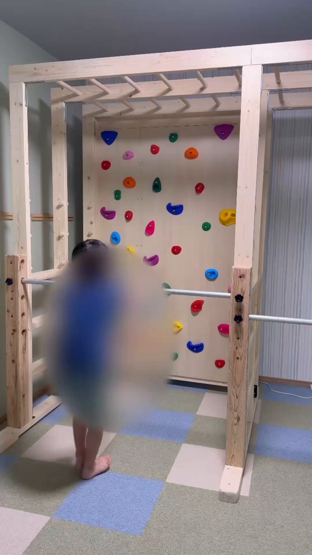 うみさんオーダー　知育うんてい　うんてい　室内遊具　雲梯　ボルダリング うみさんオーダー 知育うんてい うんてい 室内遊具 雲梯