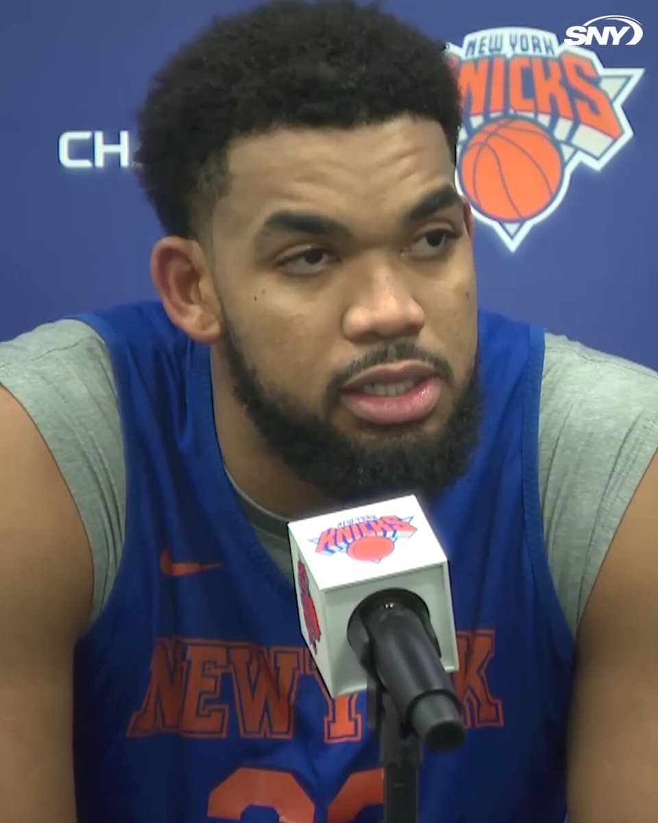 "I'm not thinking about that. All that is looking at a crystal ball, hoping things work out like the crystal ball says. We've got to get there."

Karl-Anthony Towns is asked about the Knicks being among the group of teams that can make the NBA Finals this year: 