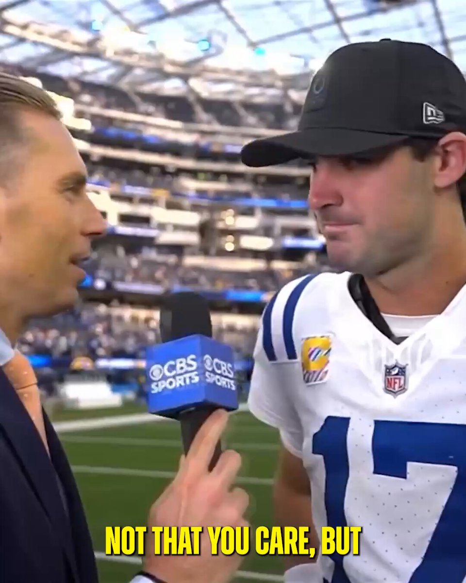 .@Daniel_Jones10's response to anyone surprised by the @Colts start this year...

"Sounds like y'all didn't know much." 🤫

(via @NFLonCBS) 