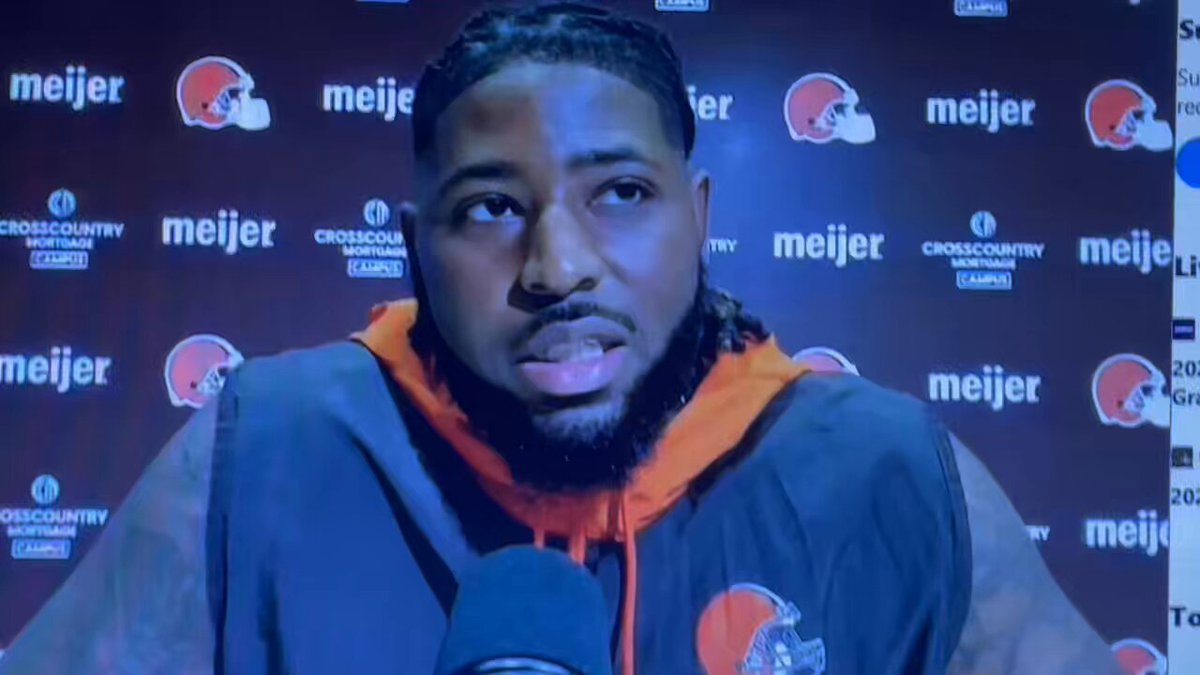 Browns DE Alex Wright on Tyson Campbell chasing down De’Von Achane. 